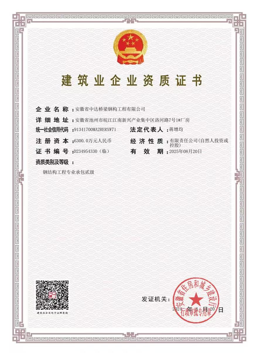 企業(yè)資質證書